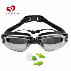 Wholesale High Quality Fashionable Adult Female Competition <b>Sports</b> Electroplating Silicone Super Anti-fog Swimming <b>Goggles</b> Logo - Product Image 1