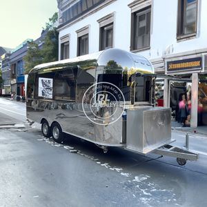 Camión de comida para barbacoa OEM con carros de comida de catering móvil de cocina completa y remolque de comida OEM - Product Image 1