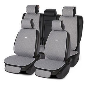 Funda de Asiento de Coche Transpirable de Lino Premium, Lavable, Antideslizante, de 9 Piezas, Universal para Mazda, Volkswagen, Kia, <span class=keywords><strong>Hyundai</strong></span>, Toyota - Product Image 5
