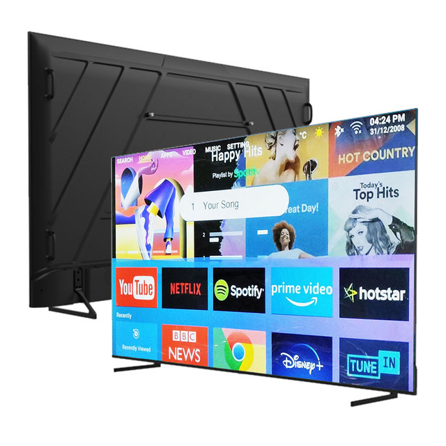 Wholesale New 65 Inch 4K QLED With Video Compatible Smart TV Android 4k ultra hd Led Slim Qled 65 Inch Smart Qled Tv Television