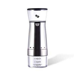 เครื่องบดกาแฟไฟฟ้าแบบพกพา 2.5Cl สแตนเลสสตีล ใช้พลังงานจาก USB แบบอัตโนมัติ สำหรับใช้ในบ้าน - Product Image 5
