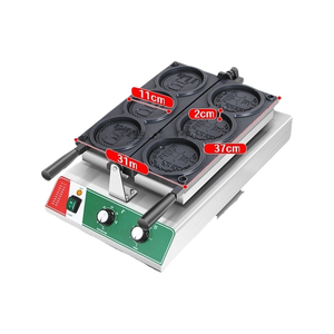 Máquina para Hacer Waffles Redondos Eléctrica Comercial de Diseño Popular Yunqingtech, Máquina para Hacer Panecillos y Pan - Product Image 1