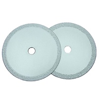 Disque de coupe et de meulage diamanté brasé sous vide de haute qualité pour carreaux de marbre et de granit, avec meuleuse d'angle