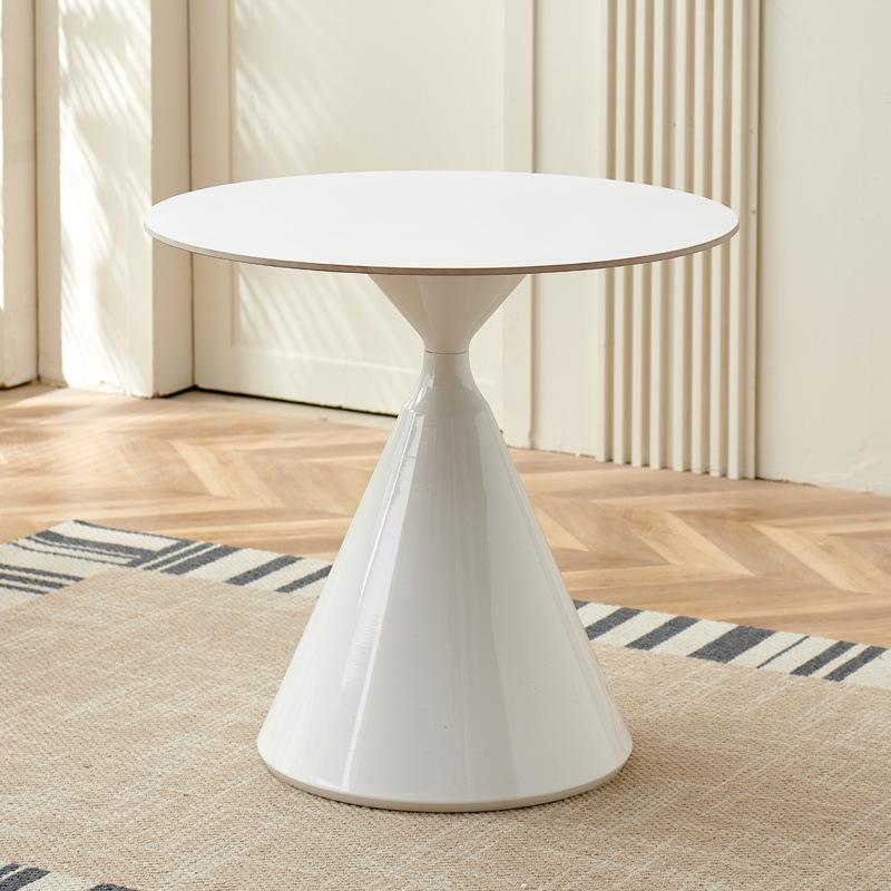 Table ronde 90cm-blanc pur