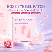 Patchs de Gel Hydratants au Collagène de Rose pour les Yeux – Traitement Anti-Cernes et Anti-Poches – Masques Hydratants pour les Yeux – Personnalisation OEM avec Logo
