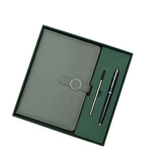 Ensemble cadeau d'affaires de luxe avec tasse isotherme en acier inoxydable personnalisable, carnet de grande capacité et stylo - Product Image 4