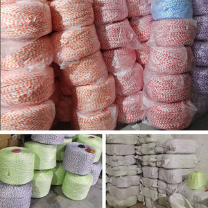 Hot Bán 100 Polyester <span class=keywords><strong>Dty</strong></span> <span class=keywords><strong>300D</strong></span> Tái Chế Pha Trộn Xoắn Lau Sợi Sàn Làm Sạch Đan Sợi Nhỏ Sợi Để Làm Lau - Product Image 4