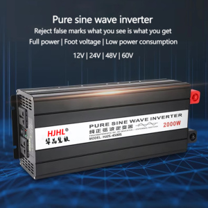 ระบบพลังงานแสงอาทิตย์แบบออฟกริด คลื่นไซน์บริสุทธิ์ 12V เป็น AC 220V 1500W UPS 50Hz มอเตอร์คอมเพรสเซอร์เครื่องปรับอากาศอุตสาหกรรม HJ-12-220V - Product Image 2