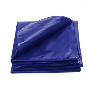 Blaue, strapazierfähige, wasserdichte, feuerhemmende PVC-Vinyl-beschichtete Plane für LKW-Abdeckung - Product Image 5