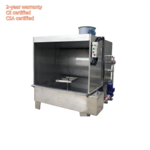 Cabina <span class=keywords><strong>di</strong></span> Verniciatura a Spruzzo con Tenda d'Acqua Controllata da PLC, Ecologica e Personalizzabile, con Collettore <span class=keywords><strong>di</strong></span> Polveri e Funzionamento Manuale - Product Image 1