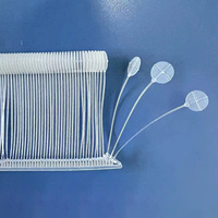 Broche à crochet de 35 mm pour une insertion fluide, garantissant un minimum de dommages au tissu lors des opérations standard avec un pistolet à étiquettes.