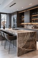 Meubles de cuisine Artisan 2026 - Îlot de cuisine avec des designs modernes et luxueux