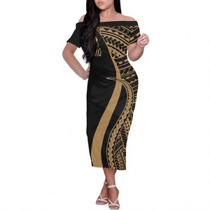 Abiti unici per le donne Papua nuova ghinea con spalle aderenti Maxi abito modello uccello del paradiso abbigliamento Casual personalizzato - Product Image 2