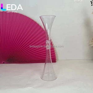 Jarrón de Metal de Lujo LEDA al por Mayor, en Dorado, Plateado, Blanco y Negro, con Forma de Florero, para Decoración de Centros de Mesa en Bodas, Elegante - Product Image 2