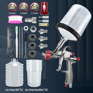 <span class=keywords><strong>Pistolet</strong></span> de pulvérisation de <span class=keywords><strong>peinture</strong></span> sans fil HVLP 1,3/1,5/1,7/2,0 mm, pour <span class=keywords><strong>peinture</strong></span> intérieure, <span class=keywords><strong>peinture</strong></span> automobile, bricolage, alliage d'aluminium, OEM - Product Image 1