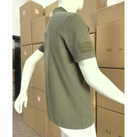 Polo tactique en piqué de coton pour homme 2026 à manches courtes, idéal pour la randonnée, la chasse, le camping et les activités de plein air