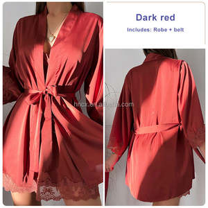 <span class=keywords><strong>Pigiama</strong></span> da <span class=keywords><strong>donna</strong></span> <span class=keywords><strong>pigiama</strong></span> rosa in morbido raso Cx8296 pigiami da <span class=keywords><strong>donna</strong></span> grandi - Product Image 5