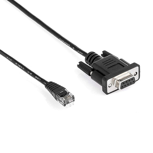 Câble VGA blindé avec gaine en PVC certifié CE RoHS, connecteur DB9 femelle vers RJ45 Ethernet, câble d'extension pour ordinateur - Product Image 1