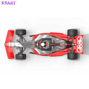 Modèle personnalisé de Formule 1 Audi en fibre de verre 2026 saison concept de peinture modèle de sculpture de locomotive 3D - Product Image 3
