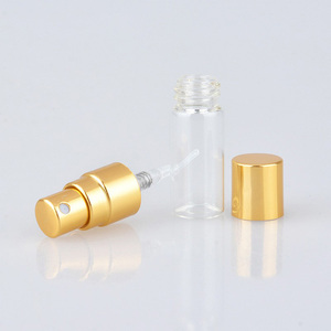 Flaconcino Spray in Vetro Smerigliato Trasparente da 2ml 3ml 5ml 10ml con Tappo a Vite, Bottiglia Campione <span class=keywords><strong>per</strong></span> Profumo Portatile - Product Image 1