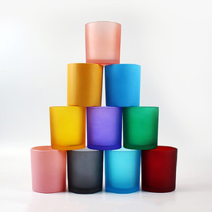 10Oz Độc Quyền Tùy Chỉnh Chất Lượng Cao Rỗng Luxury Glass Candle Chum Cho Nến Làm Nến Container Với Nắp - Product Image 6