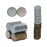 Magnet Neodymium Kuat Berlapis PVC Tak Terlihat untuk Pakaian, Dapat Dijahit, D15x3mm