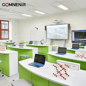 Mobilier de laboratoire de haute qualité, banc de laboratoire de <span class=keywords><strong>chimie</strong></span> pour l'étude de la physique, des sciences et de la biologique, Table de laboratoire des sciences - Product Image 1