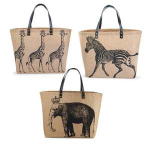 <b>Tote</b> <b>Bag</b> Canvas Jute Ruffle Handle <b>Recyclable</b> Brown Jute Canvas <b>Bag</b> Kids Jute <b>Bag</b> Canvas for Fruit - Product Image 4