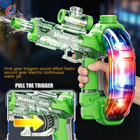 Pistolet à eau électrique Chengji transparent interactif pour l'été, jeu en extérieur, design cool, tir avec lumière LED, pistolet à eau électrique