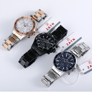 2020 luxe Quartz <span class=keywords><strong>montre</strong></span> étanche pour hommes en <span class=keywords><strong>acier</strong></span> inoxydable <span class=keywords><strong>montre</strong></span>-<span class=keywords><strong>bracelet</strong></span> diamant <span class=keywords><strong>Bracelet</strong></span> Antique affaires Style 40mm nouveaux hommes - Product Image 2