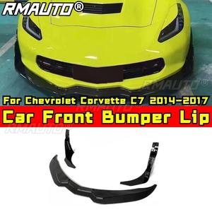 Spoiler avant en fibre de carbone véritable pour Chevrolet Corvette C7 2014-2017, kit carrosserie, accessoires auto - Product Image 2