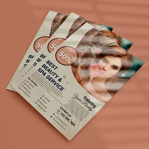 Carte postale publicitaire double face A5 A6 en papier cartonné kraft, avec impression personnalisée et pelliculage brillant de luxe - Product Image 2