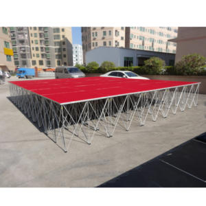 Plataforma de Escenario Portátil de Aluminio Ligero de 4x4 pies con Fácil Montaje, Certificación CE, para Eventos - Product Image 5