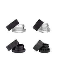 Emballage d'huile Pot en verre de 9ml avec bouchon à vis en plastique compatible avec la doublure de joint d'induction thermique en téflon PTFE PE