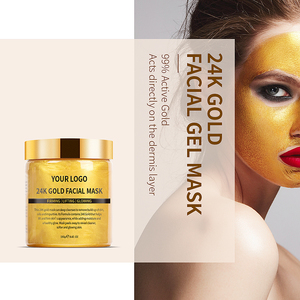 OEM al por mayor 24K oro colágeno máscara facial natural antienvejecimiento blanqueamiento orgánico colágeno <span class=keywords><strong>huevo</strong></span> máscara facial - Product Image 2