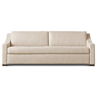 Ensemble de canapés en L élégant, mobilier d'intérieur moderne pour salon de villa, canapé classique à accoudoirs inclinés, confortable et moelleux, fabriqué à la main en éponge