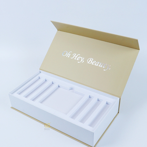 Caja de Maquillaje Blanca en Oferta, Cajas para Lápiz Labial, Empaque de Lujo para Brillo Labial, Caja de Regalo de Papel para Almacenamiento de Cosméticos - Product Image 1