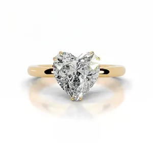 Anelli di Lusso Personalizzati MUSHAN in <span class=keywords><strong>Argento</strong></span> Sterling <span class=keywords><strong>925</strong></span> con Moissanite VVS Colore D da 3, 4, 5 carati, Fede Nuziale Brevettata MST - Product Image 2
