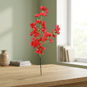 Flores Artificiales Rojas, Ramas de Buganvilla de Seda, AFF Stick 31.3 - Product Image 3
