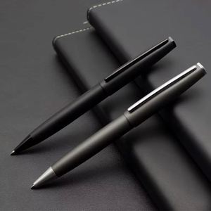 High Quality Luxury Metal Ballpoint <b>Pen</b> Promotional <b>Pen</b> with Custom Logo Black Matte Suitable for Enterprise Promotion - Product Image 1