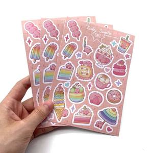 Miếng Dán PVC Chống Thấm Nước Tự Dính Miếng Dán Thiết Kế Theo Yêu Cầu Đặc Biệt Hình Kawaii Cắt Nụ Hôn - Product Image 2