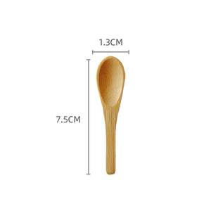 Cuillère à Café en Bambou Biodégradable à Marque Personnelle, Outil de Cuisine, Cuillère Doseuse en Bois, Pelle à Miel ou à Thé - Product Image 4