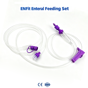 Kit de pointe de perfusion entérale jetable stérile compatible ENFit avec bouchon à vis, compatible entre marques, pour nutrition et perfusion, certifié CE - Product Image 2