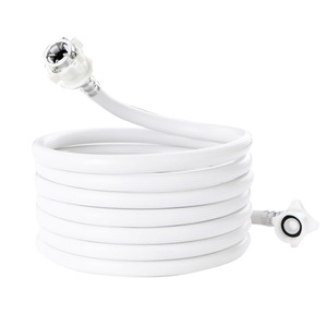 Extensión de tubo de entrada de agua para lavadora, conector roscado de 6mm para reparación y reemplazo, material ABS - Product Image 4