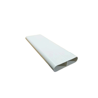 Tuyau plat en PVC pour système d'air conditionné extérieur, tuyau d'aération dédié