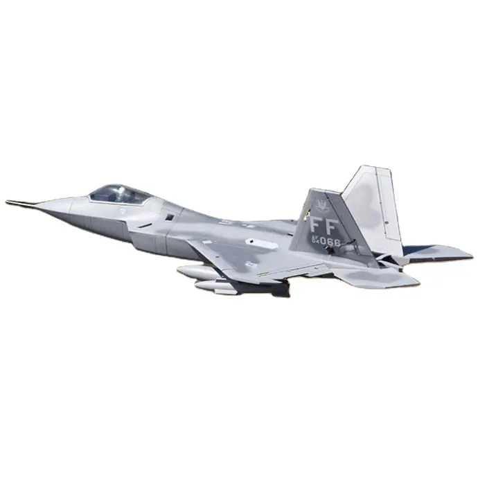Kararlı invert uçuş oyuncaklar 8CH 2.4G F22 RC Model uçak