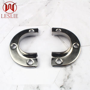 25MMパイプサポート丸型クローゼットチューブワードローブチューブサポートフランジ鉄管ホルダークローゼットロッドブラケットスチールパイプチューブフランジ - Product Image 6