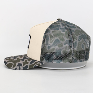 Custom Patch Logo <b>Men</b> Snapback Truck Camo Mesh <b>Cap</b> 5 Panel Foam Mesh Baseball <b>Trucker</b> Hats ODM Vietnam Manufacturer - Product Image 3