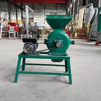 Moulin à maïs automatique portable pour usage commercial et domestique, avec moteur intégré, idéal pour la ferme