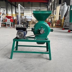 Moinho de Farinha de Milho Automático para Uso Comercial e Doméstico, Portátil para Trituração Agrícola com Motor como Componente Principal - Product Image 6